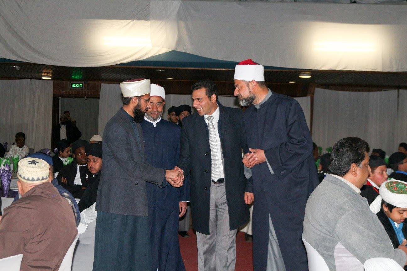 Nabirae Ala Hazrat, Allama Tauseef Raza Khan delivered the keynote address & led the final Duaa.